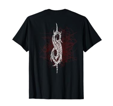 Amazon | Slipknot Scribble Star ロゴ Tシャツ | Tシャツ